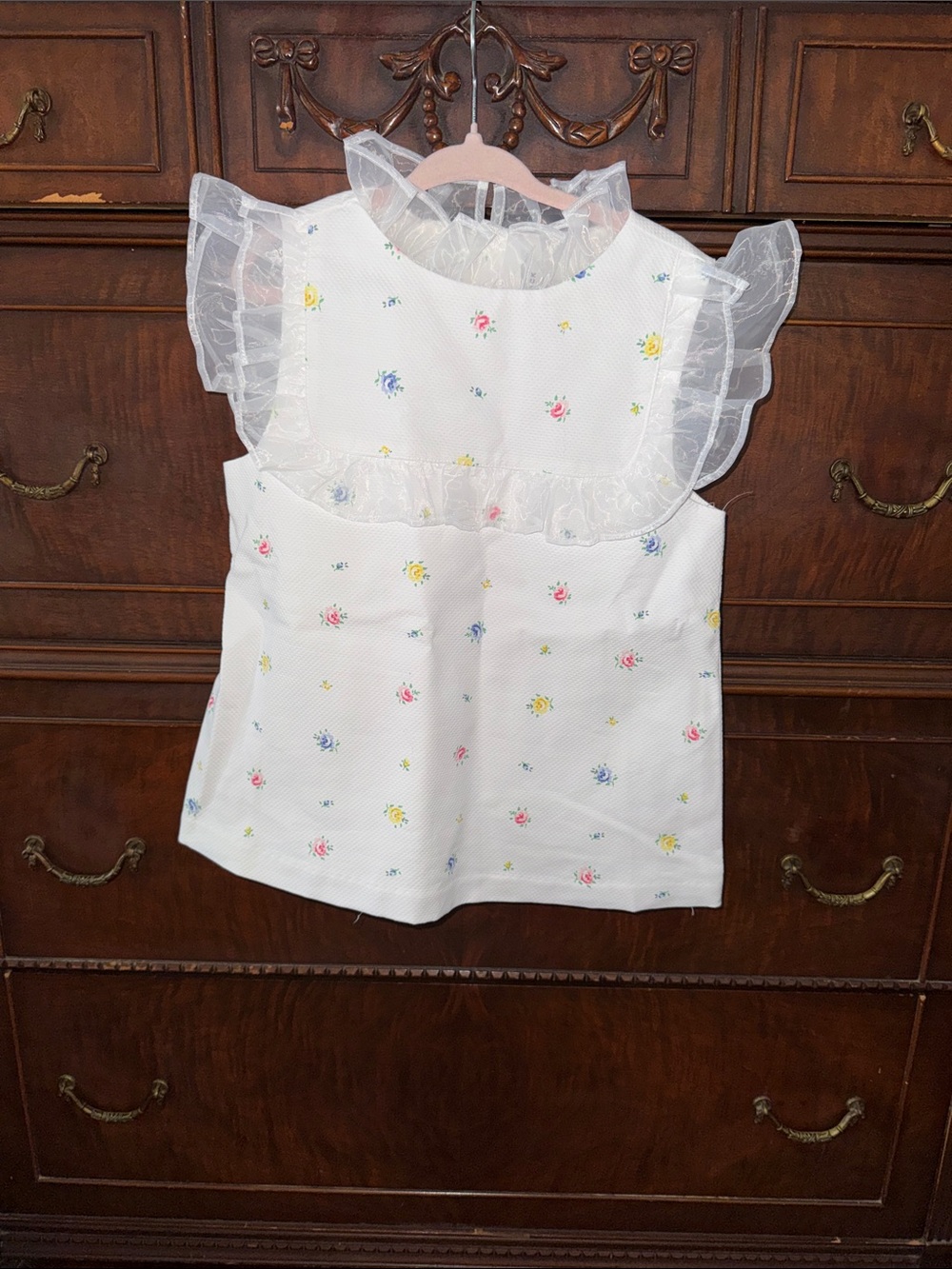 Janie and Jack Ruffle Bib Blouse